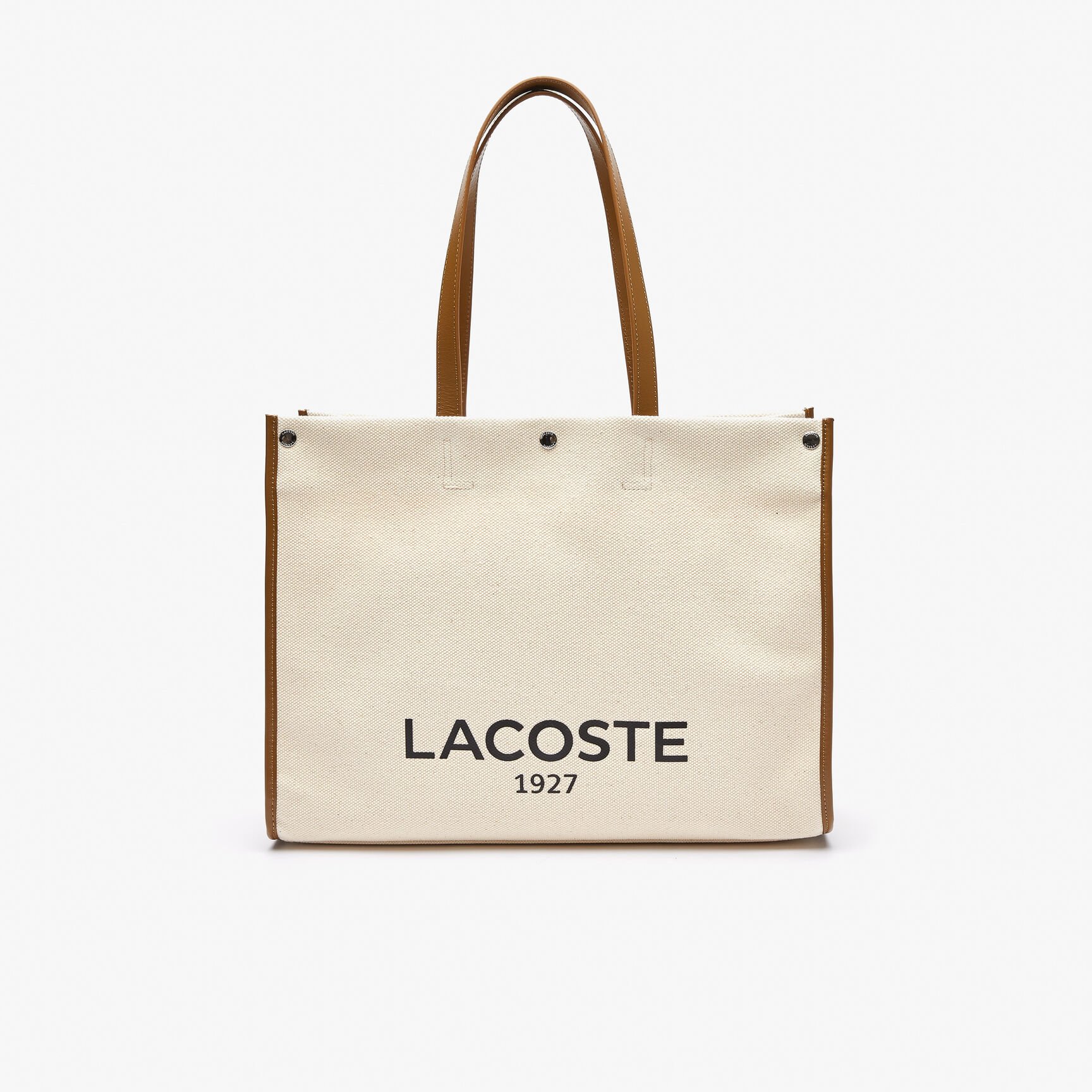 Women's Héritage Canvas Branded Cotton Canvas Square Shopping Bag Women's Héritage Canvas Branded Cotton Canvas Square Shopping Bag