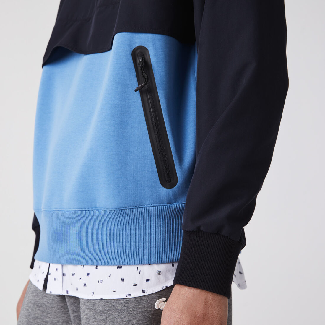 Men’s Bimaterial Pullover Jacket Men’s Bimaterial Pullover Jacket