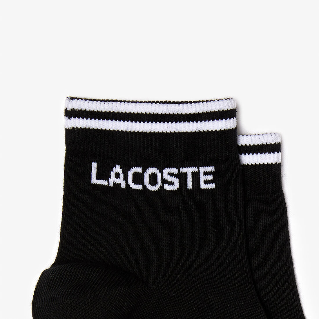 Men's Two-pack of Lacoste Tennis low-cut socks in jacquard jersey Men's Two-pack of Lacoste Tennis low-cut socks in jacquard jersey