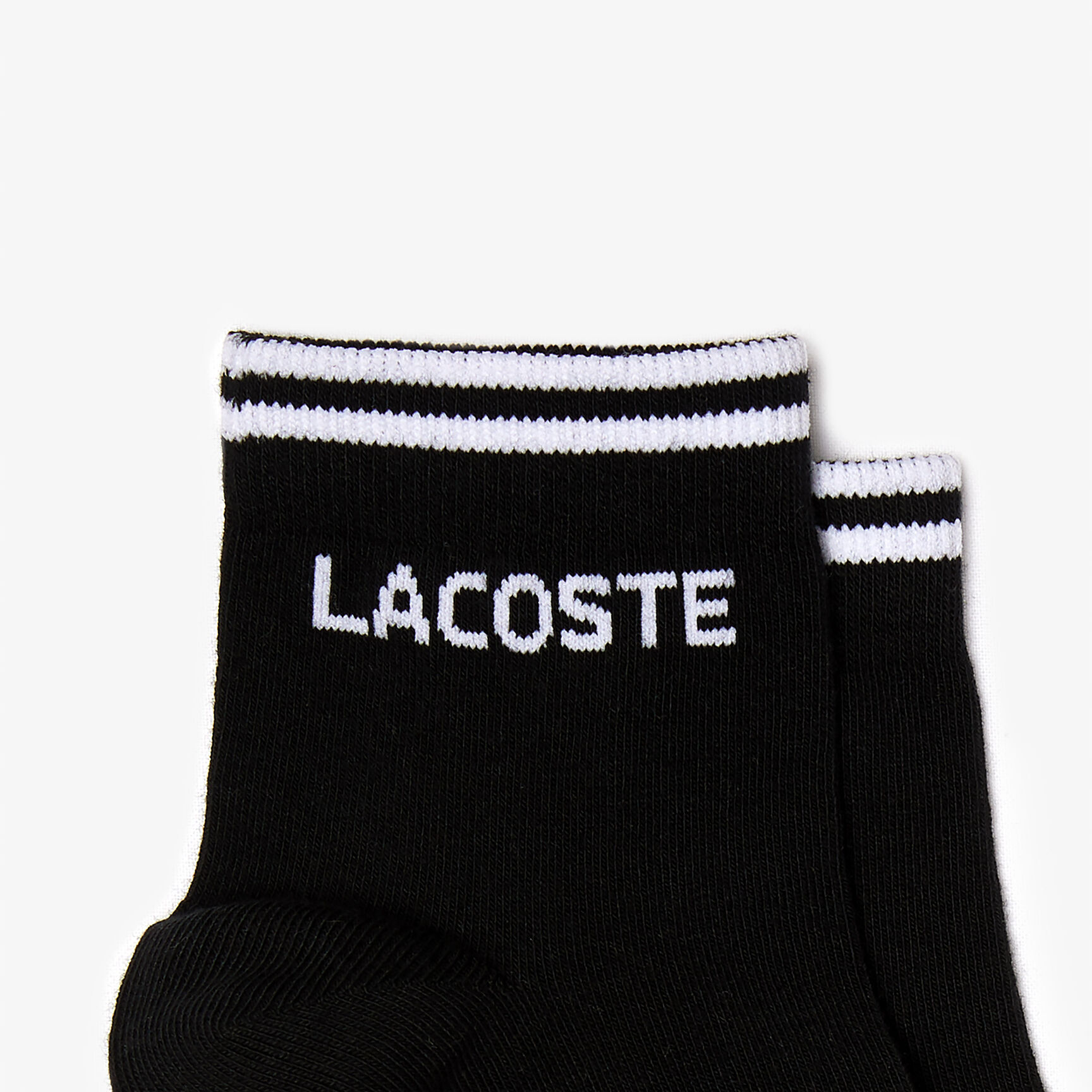 Men's Two-pack of Lacoste Tennis low-cut socks in jacquard jersey Men's Two-pack of Lacoste Tennis low-cut socks in jacquard jersey