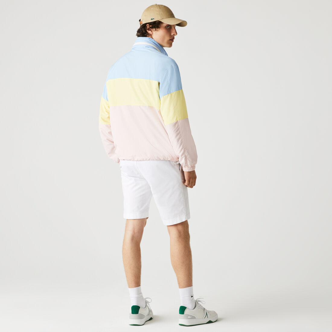 Men’s Concealed Hood Water-Resistant Colorblock Jacket Men’s Concealed Hood Water-Resistant Colorblock Jacket