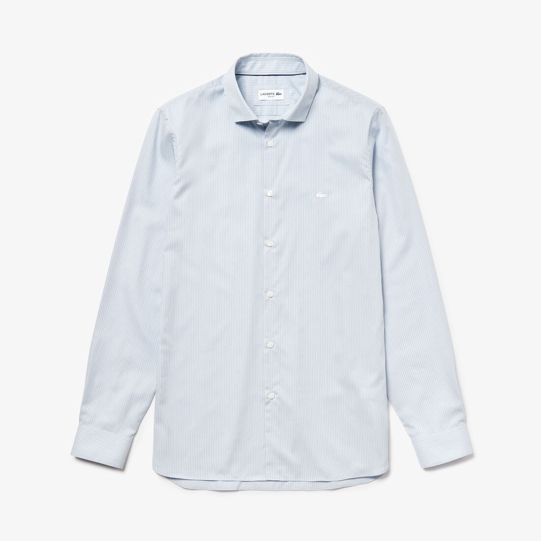 قميص رجالي من قطن البوبلين بالنقشة المُقلمة قميص رجالي من قطن البوبلين بالنقشة المُقلمة