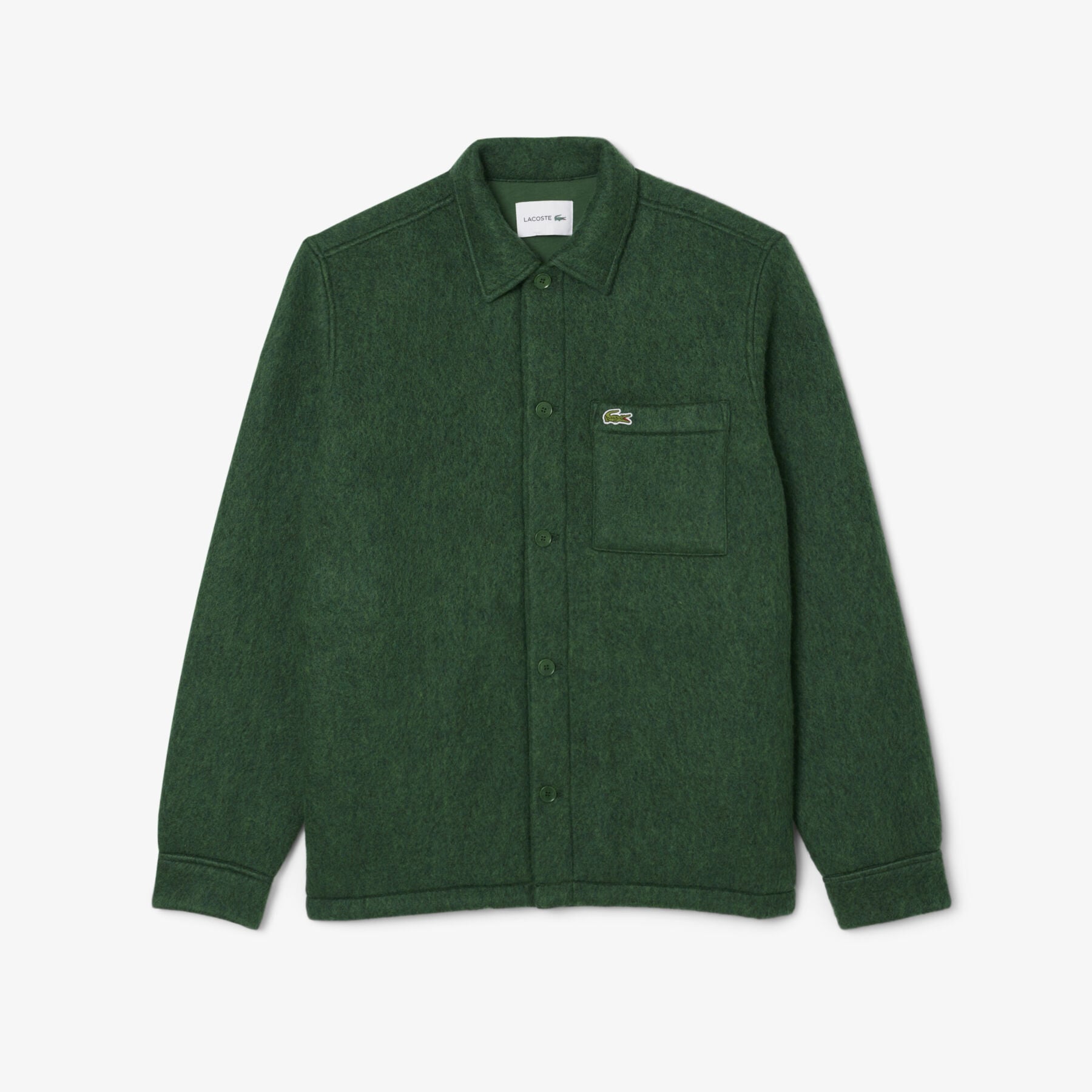 Wool Blend Felt Overshirt Wool Blend Felt Overshirt