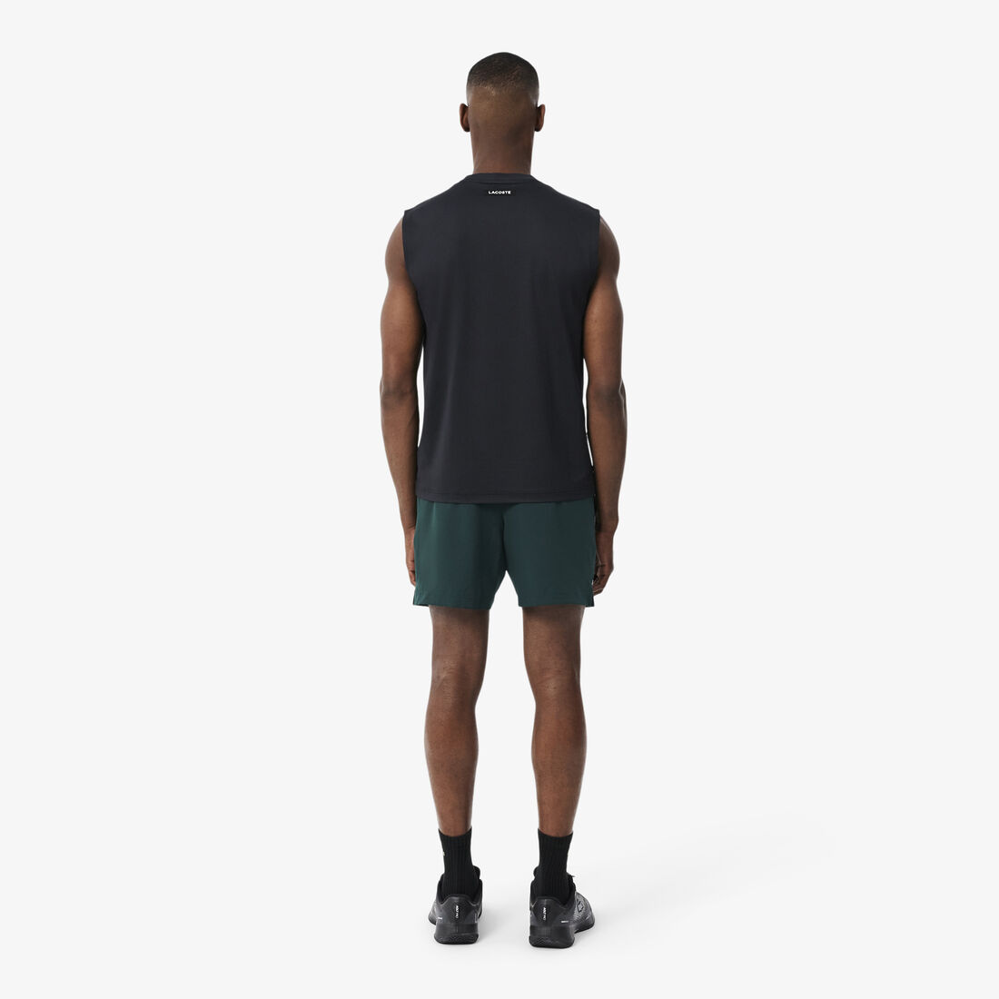 lacoste ultra dry reflective tennis shorts
