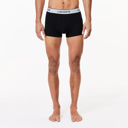 Men's Lacoste Contrast Waistband Trunk Three-pack