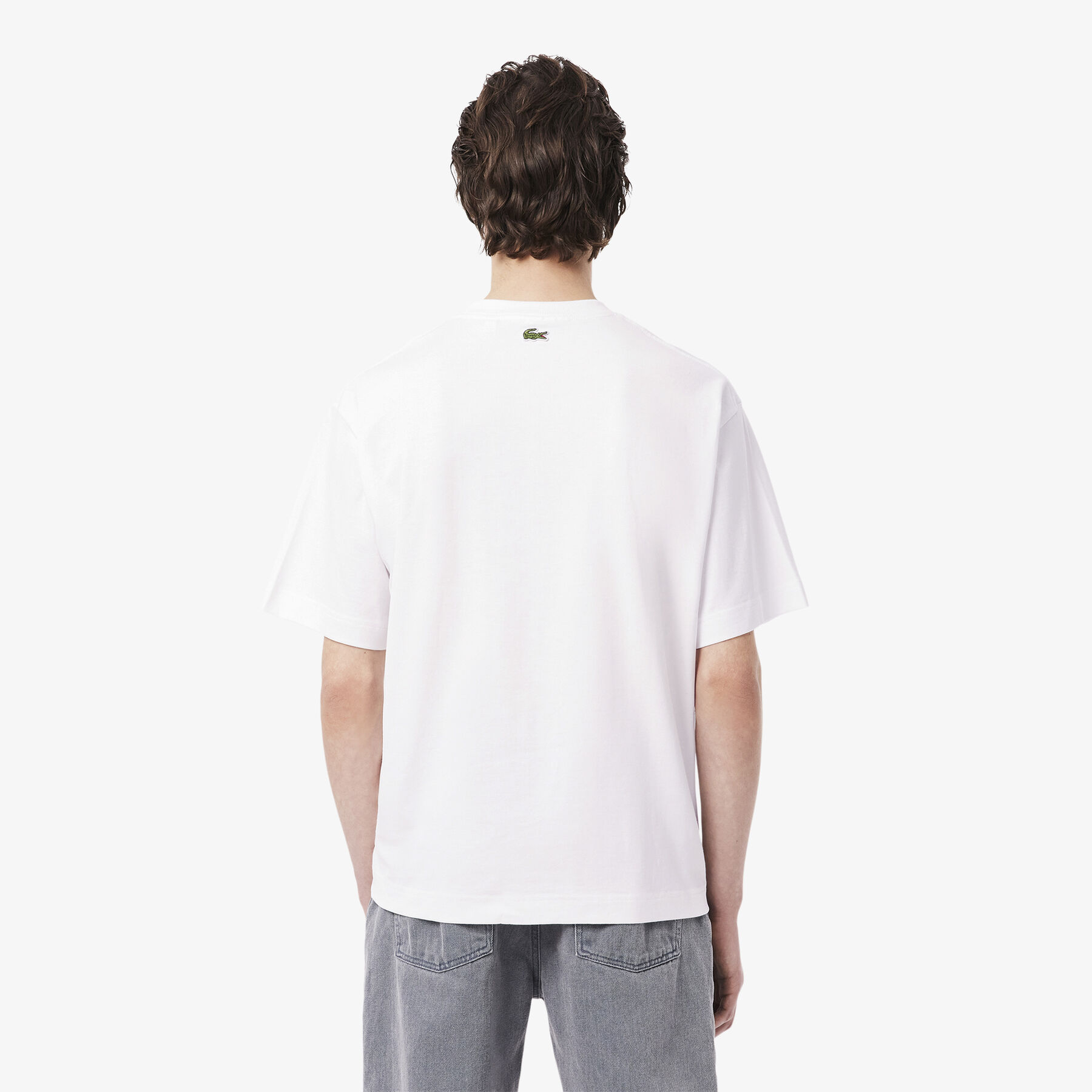Loose Fit Thick Jersey T-shirt lacoste loose fit thick jersey t shirt