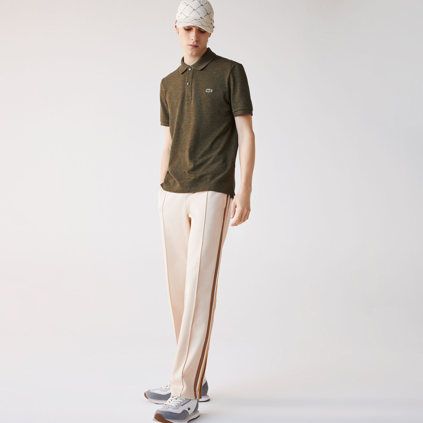 قميص بولو بيكيه بقصة ضيقة L.12.12 قميص بولو بيكيه بقصة ضيقة L.12.12