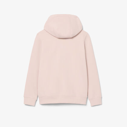 lacoste unisex brushed fleece zipped sweatshirt