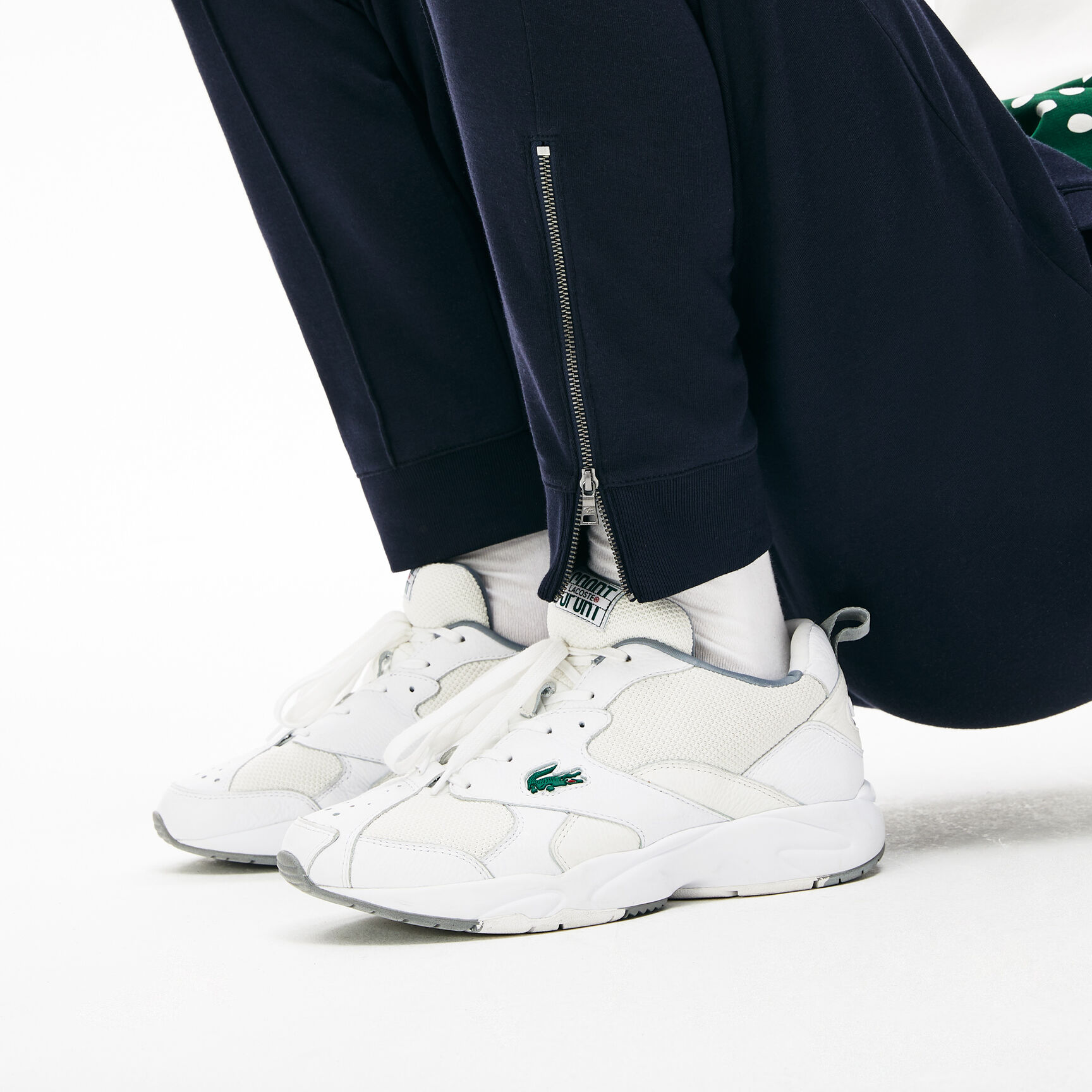 Men's Pleated Cotton-Silk Trackpants Men's Pleated Cotton-Silk Trackpants