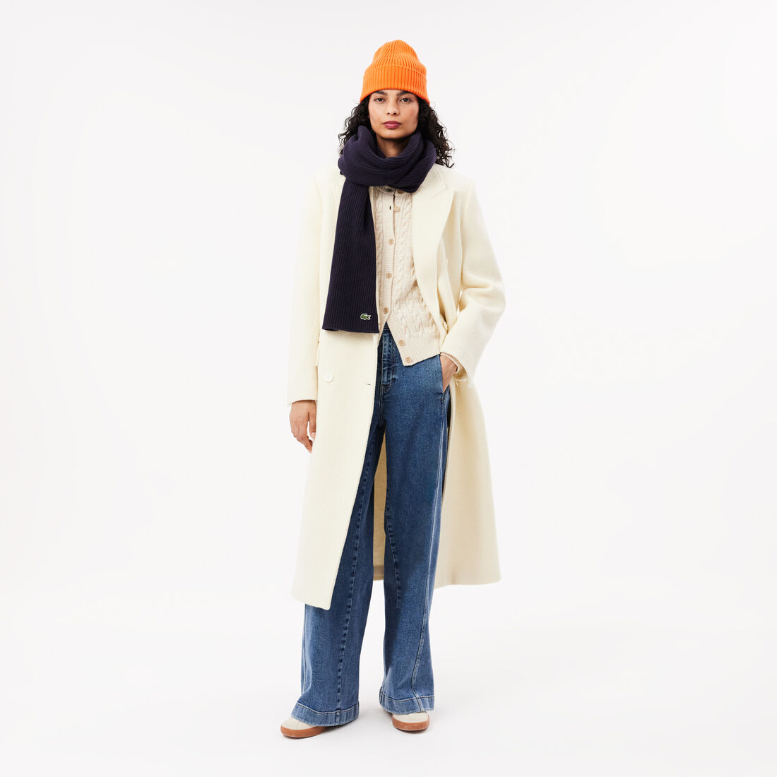 Ribbed Wool Scarf