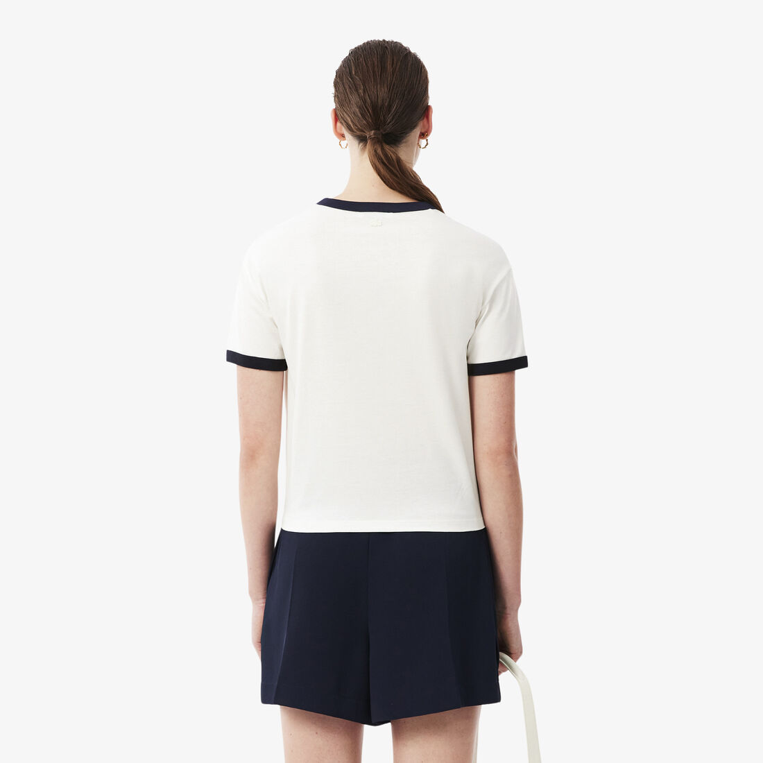 Embroidered Badge Jersey T-shirt lacoste embroidered badge jersey t shirt