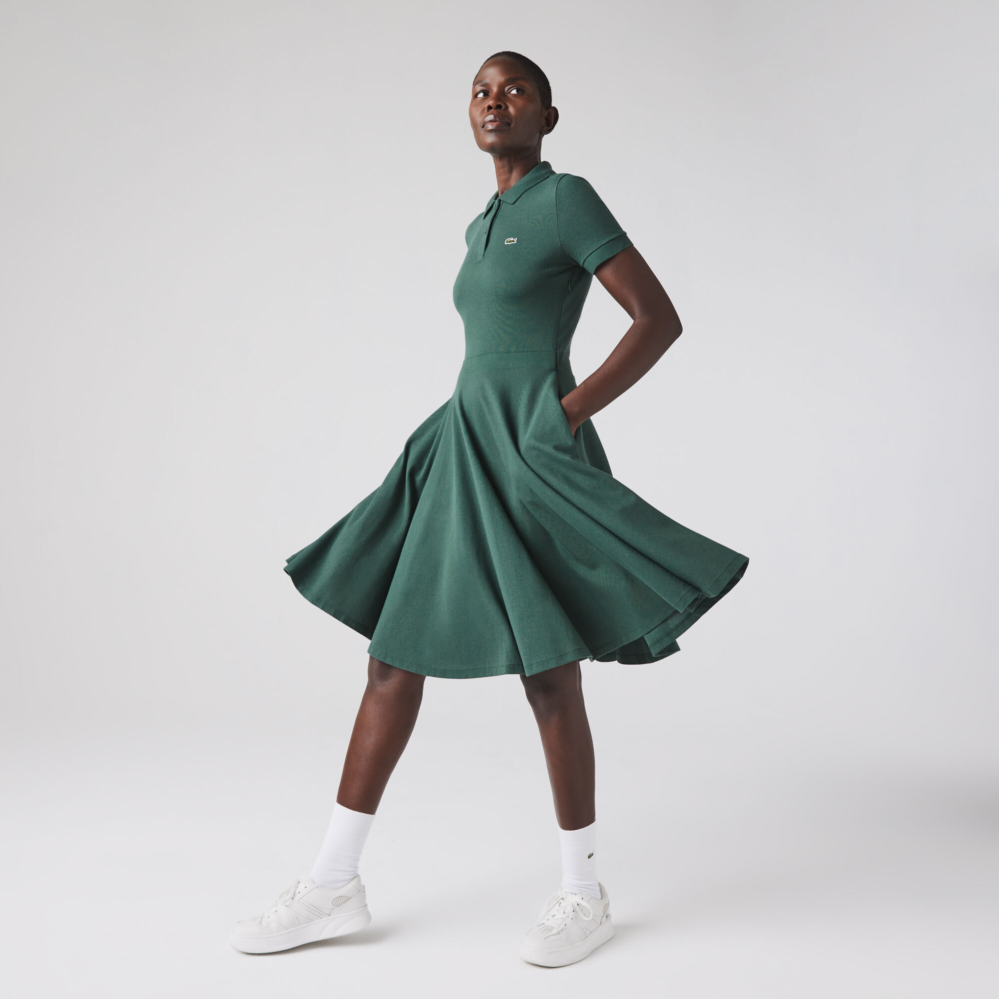 Lacoste pique polo dress shop