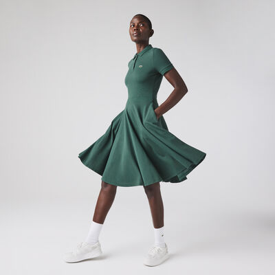 Women’s Fitted Cotton Piqué Polo Dress