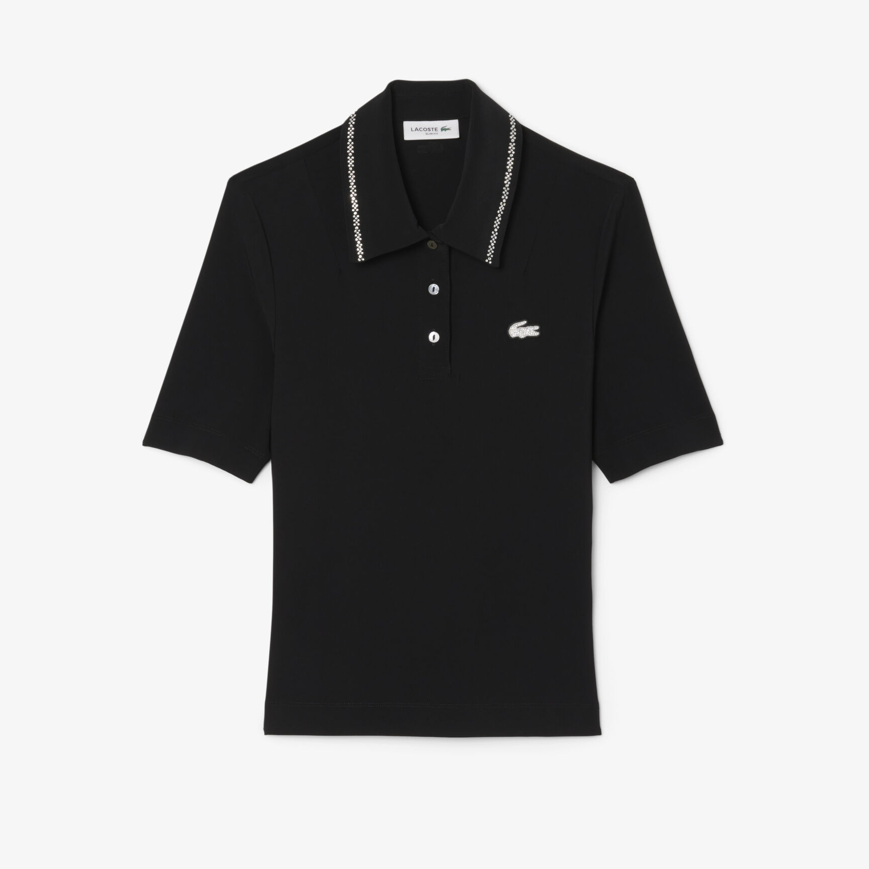 L.12.D Slim Fit Diamante Pop Polo Shirt