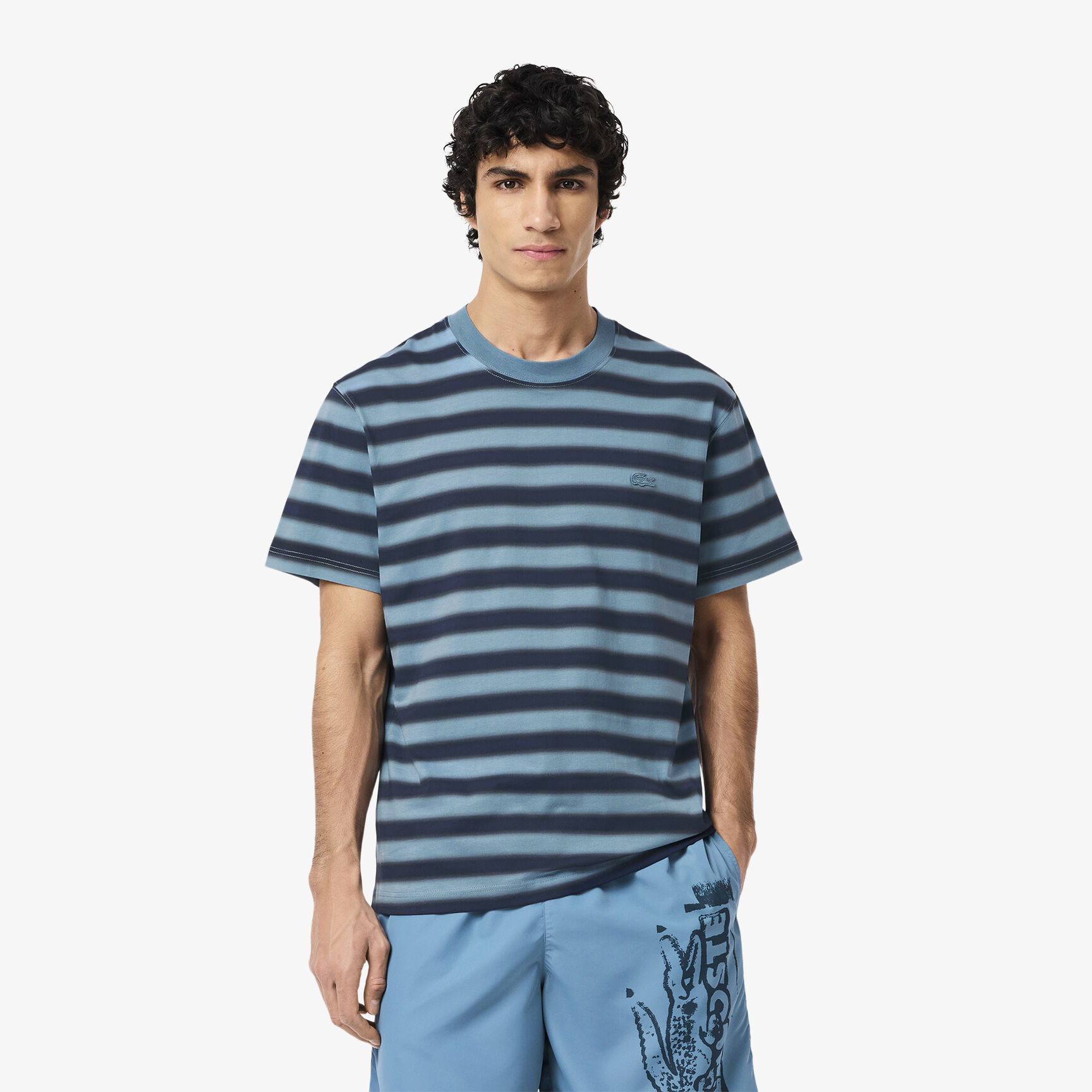 Stripe Print Jersey T-shirt Stripe Print Jersey T-shirt
