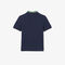 Stripe Collar Petit Pique Polo Shirt