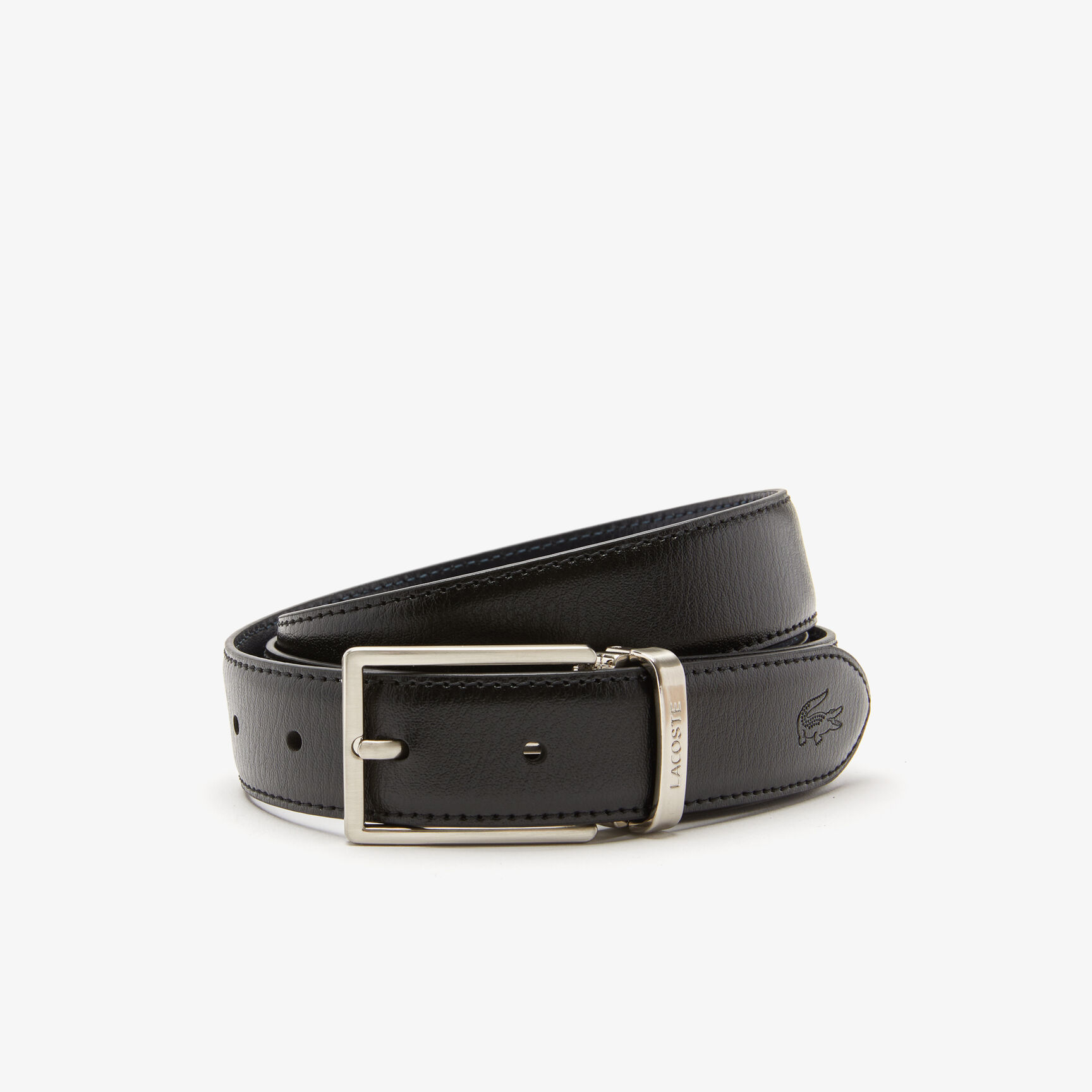 Men's Lacoste Two Pin Buckle Belt Gift Set Men's Lacoste Two Pin Buckle Belt Gift Set
