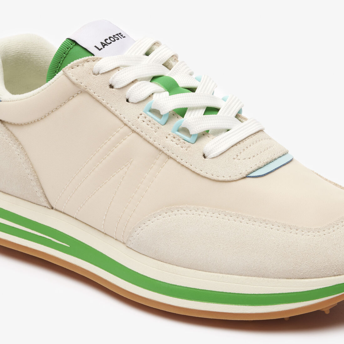 سنيكرز ال-سبين جلد وقماش للنساء سنيكرز ال-سبين جلد وقماش للنساء