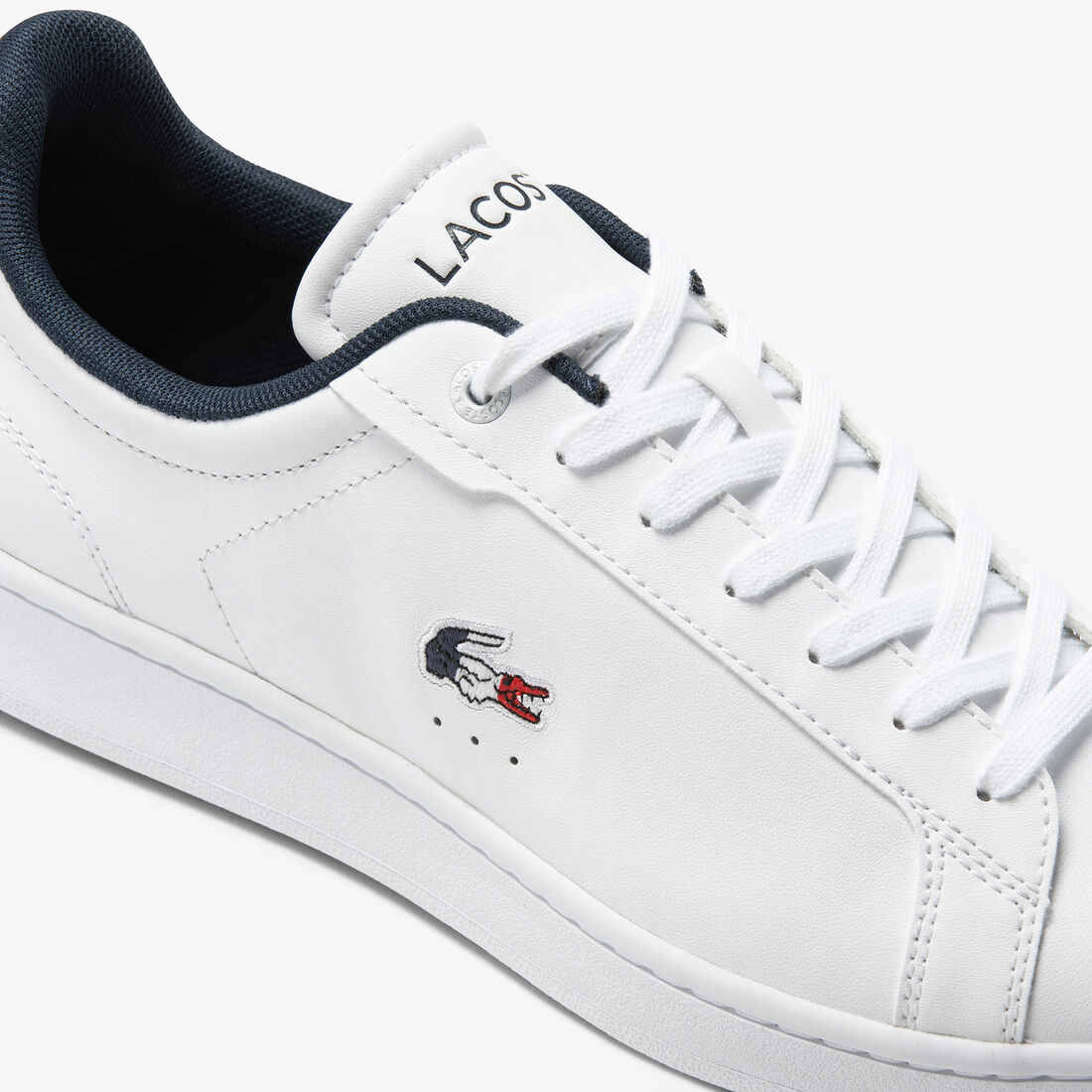 Men's Lacoste Carnaby Pro Leather Tricolour Trainers Men's Lacoste Carnaby Pro Leather Tricolour Trainers