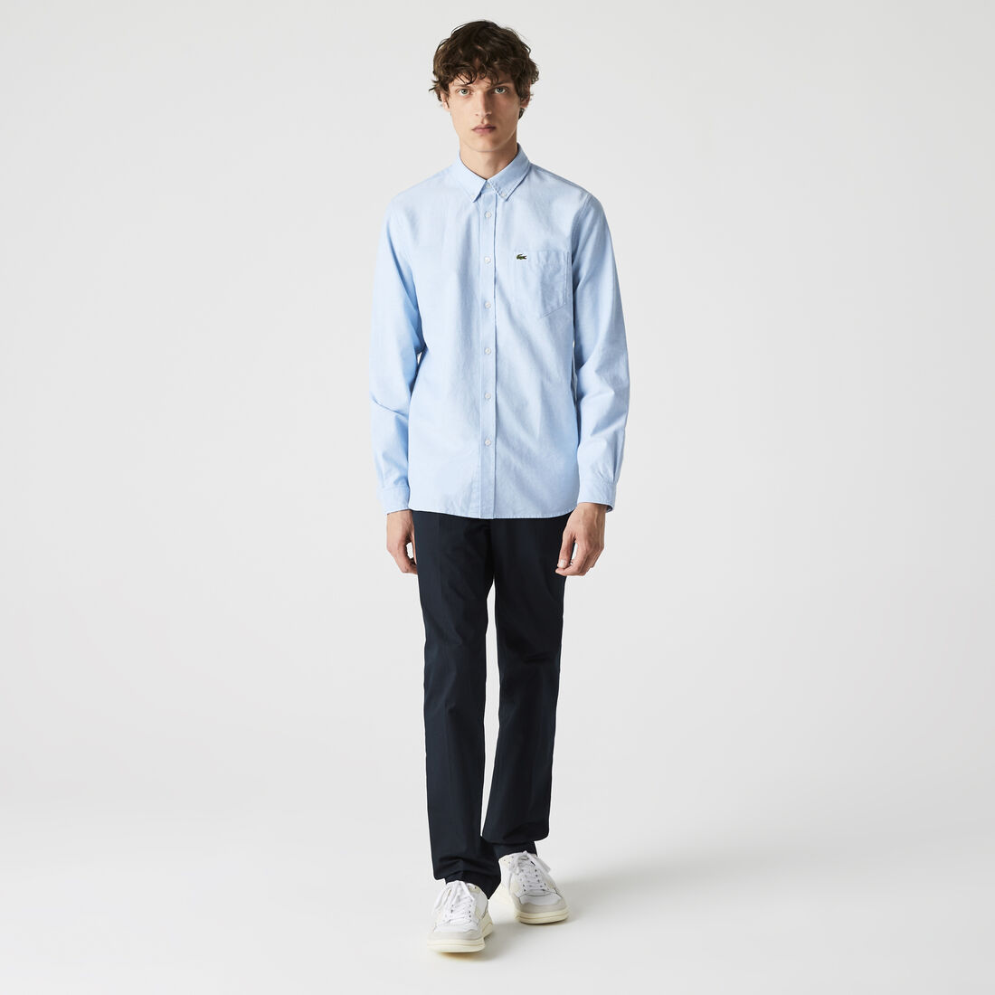 قميص قطن أكسفورد بقصة عادية للرجال قميص قطن أكسفورد بقصة عادية للرجال