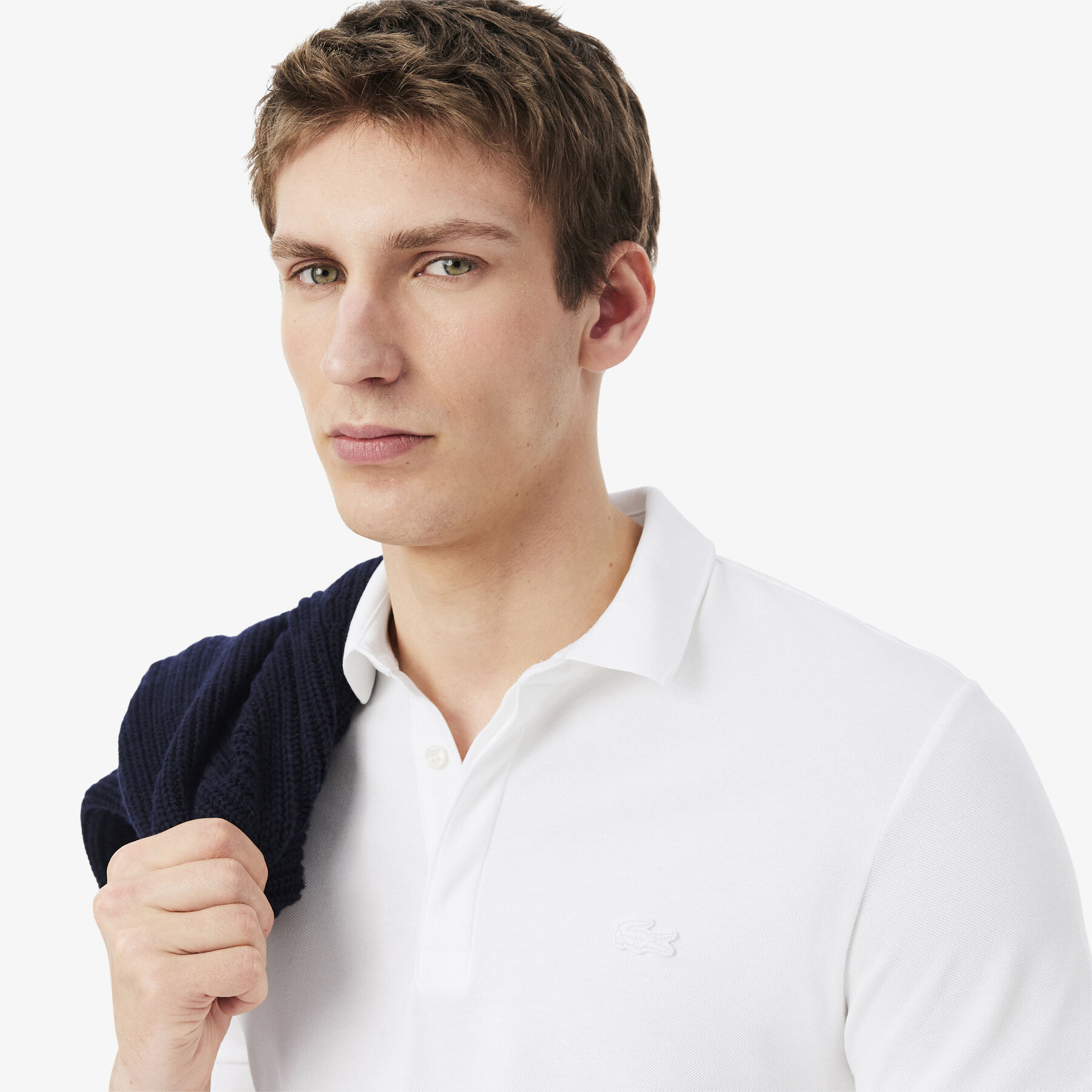 lacoste regular fit paris stretch pique polo shirt