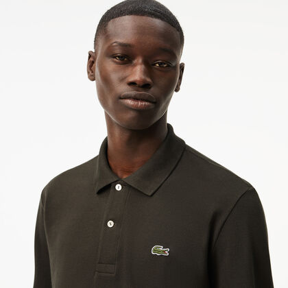 Classic Fit Long Sleeved L.12.12 Polo Shirt