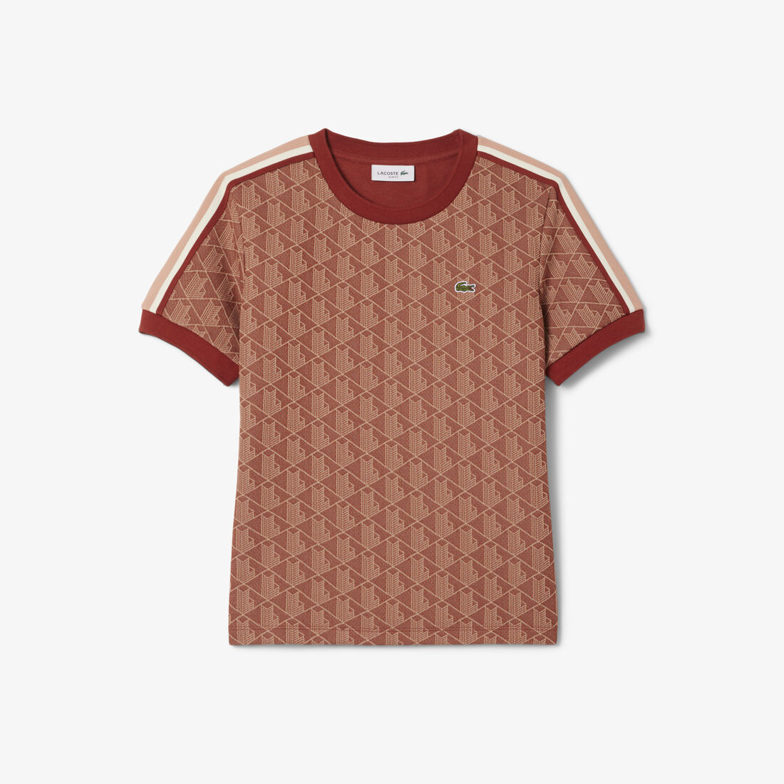 Slim Fit Monogram Jacquard T-shirt Slim Fit Monogram Jacquard T-shirt
