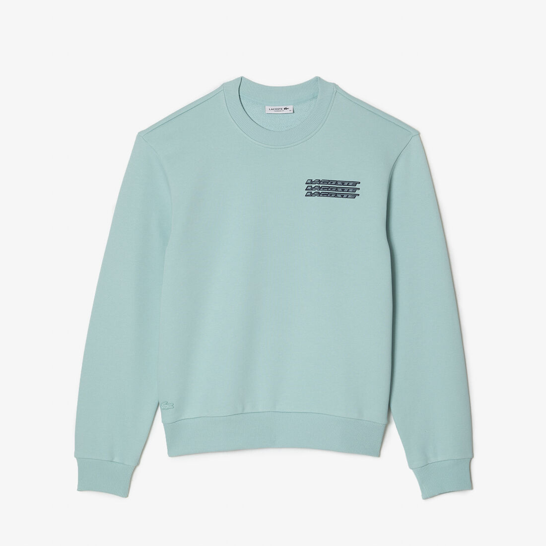 Women’s Lacoste Unbrushed Fleece Printed Sweatshirt Women’s Lacoste Unbrushed Fleece Printed Sweatshirt