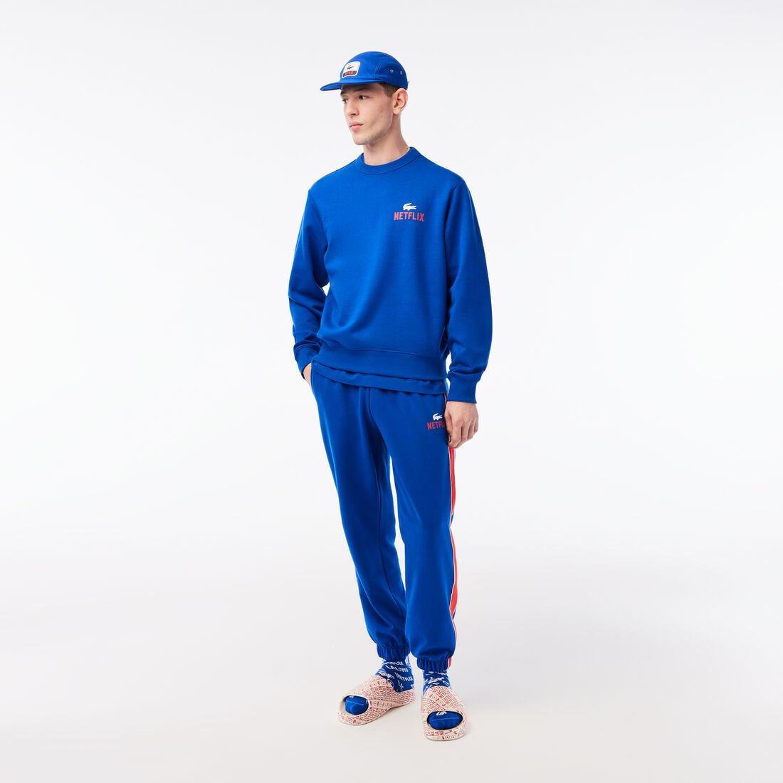 كاب قطن عضوي للرجال مجموعة Lacoste x Netflix كاب قطن عضوي للرجال مجموعة Lacoste x Netflix