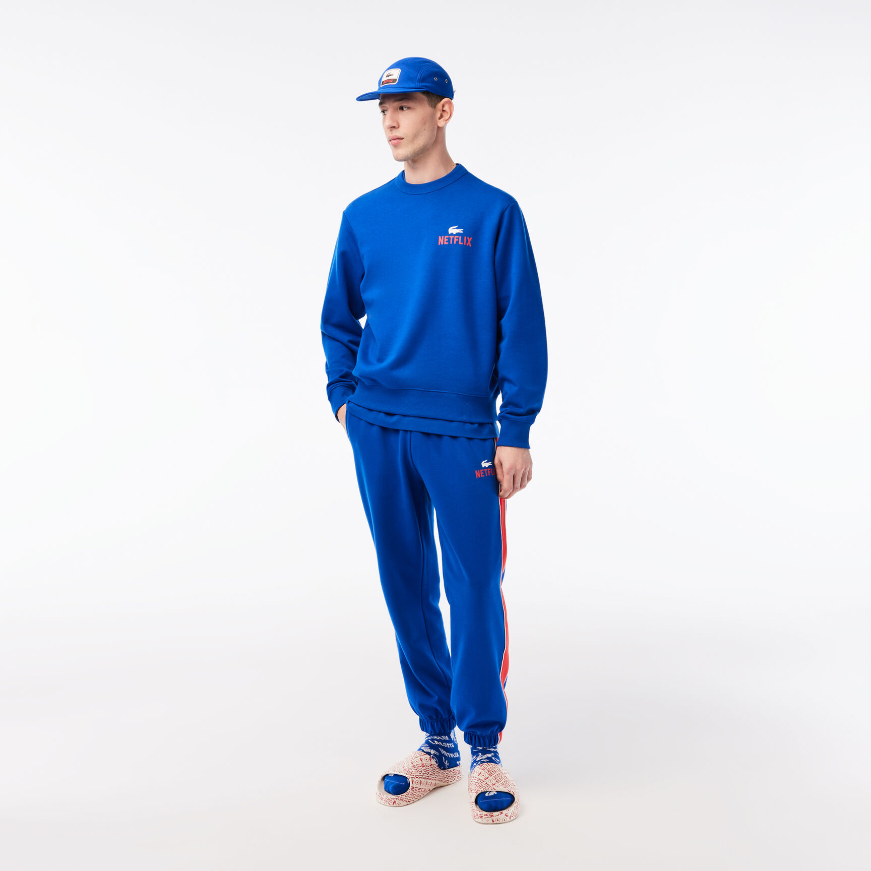 كاب قطن عضوي للرجال مجموعة Lacoste x Netflix كاب قطن عضوي للرجال مجموعة Lacoste x Netflix