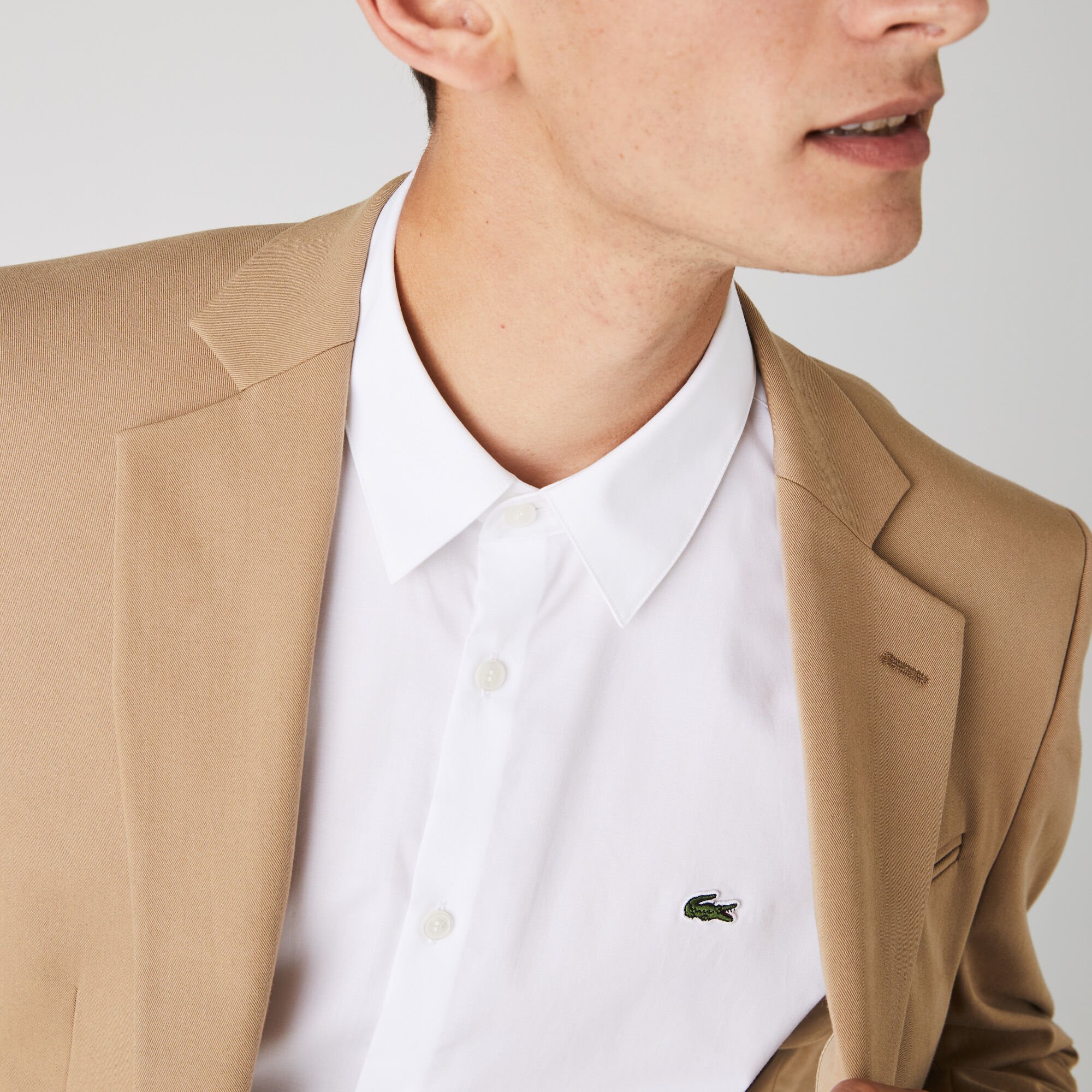 Men's Slim Fit Stretch Cotton Poplin Shirt Men's Slim Fit Stretch Cotton Poplin Shirt