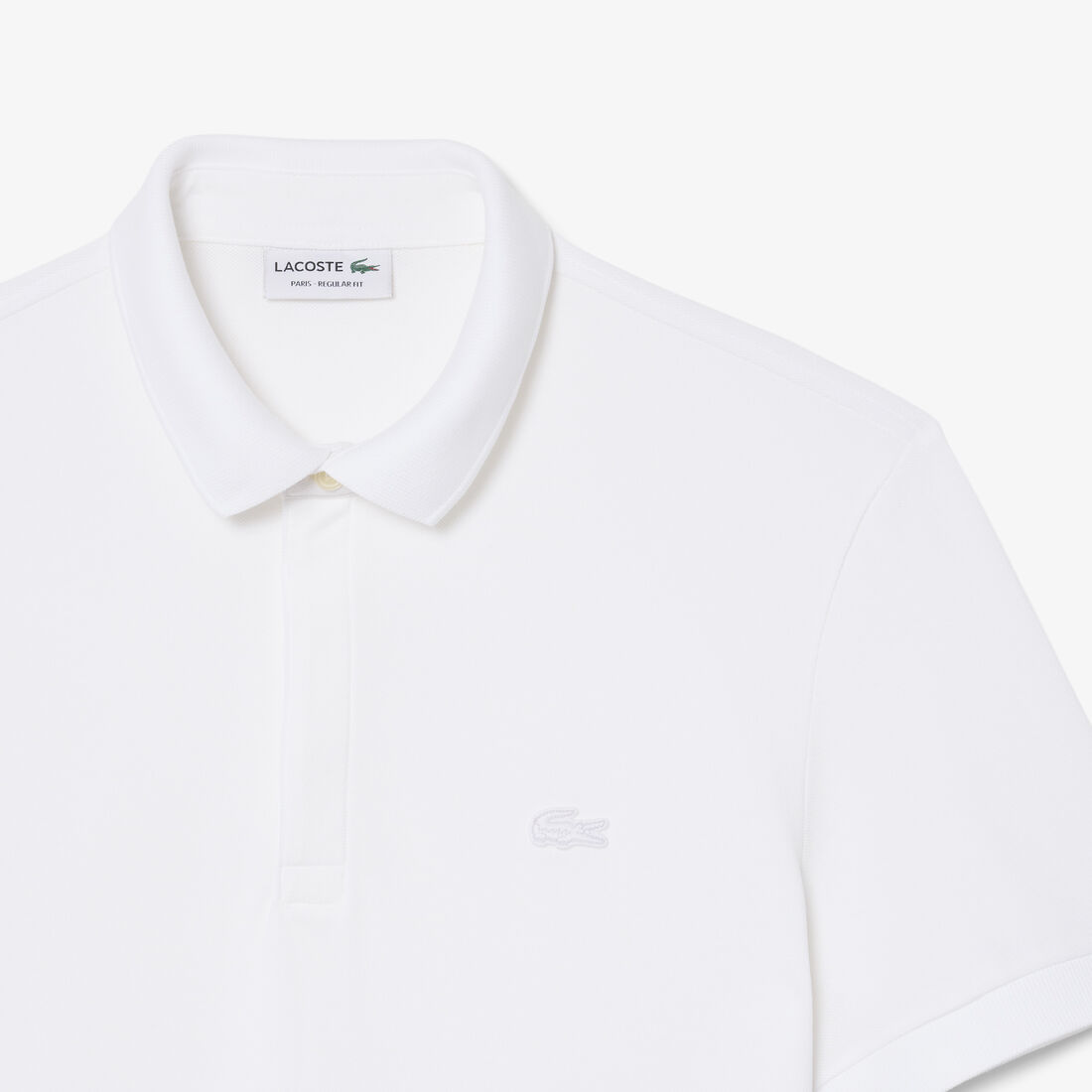 lacoste regular fit paris stretch pique polo shirt