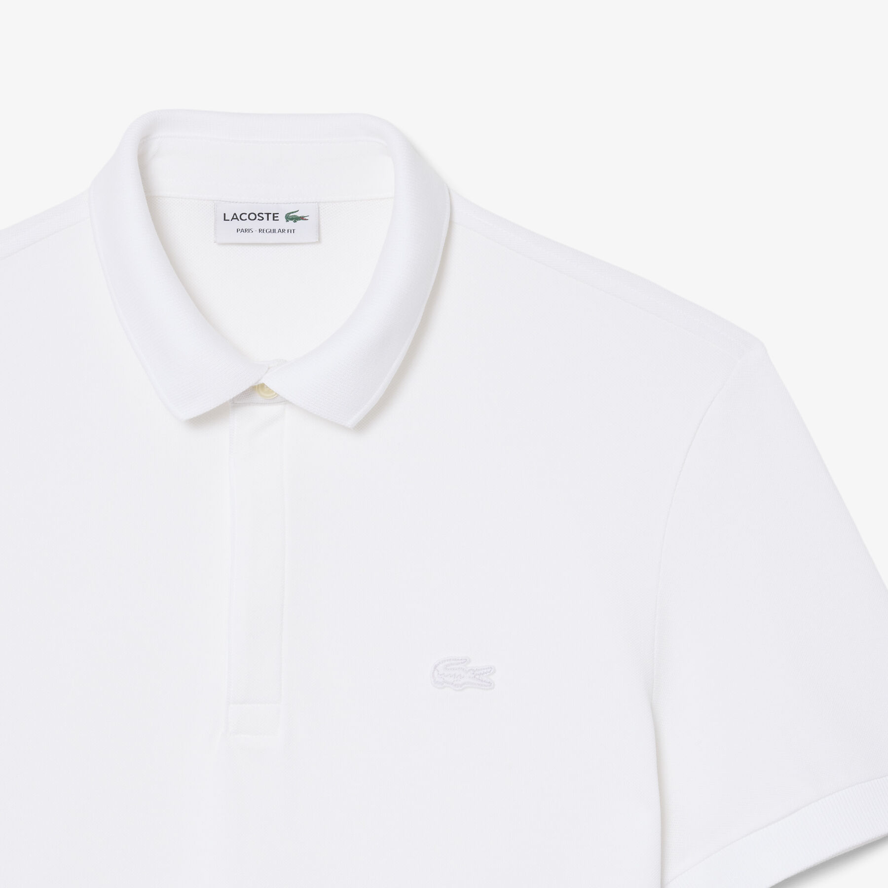 lacoste regular fit paris stretch pique polo shirt