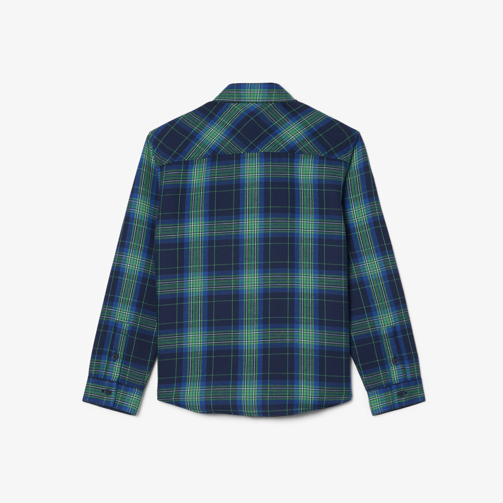 Cotton Twill Plaid Shirt