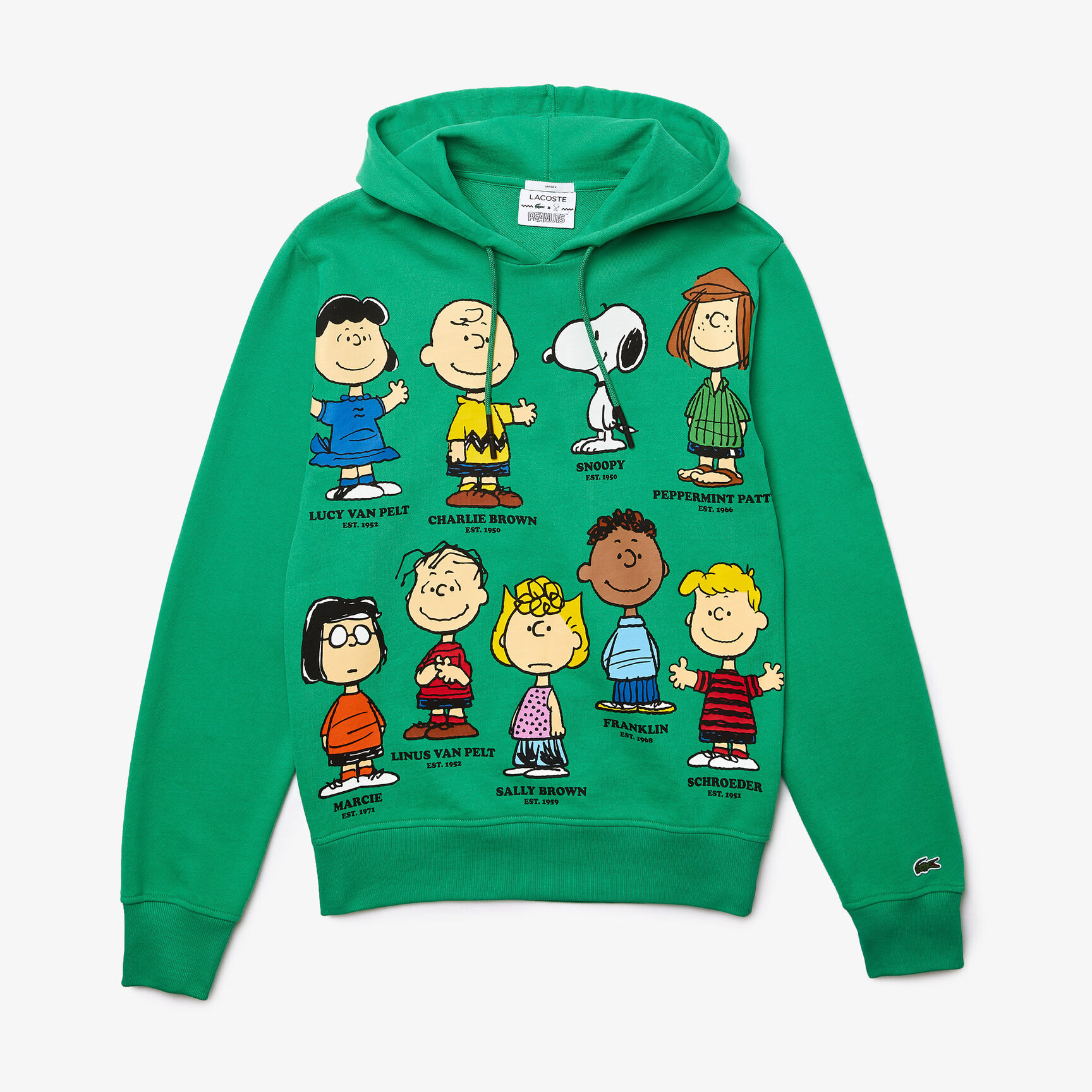Unisex Lacoste x Peanuts Hooded Organic Cotton Sweatshirt Unisex Lacoste x Peanuts Hooded Organic Cotton Sweatshirt