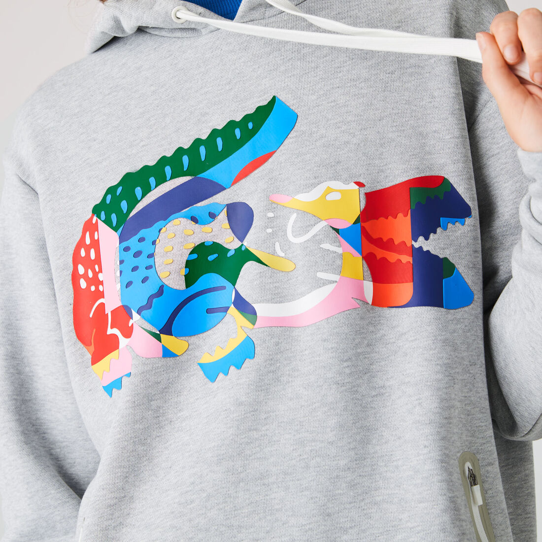 Women's Oversized Crocodile Print Hooded Fleece Sweatshirt Women's Oversized Crocodile Print Hooded Fleece Sweatshirt