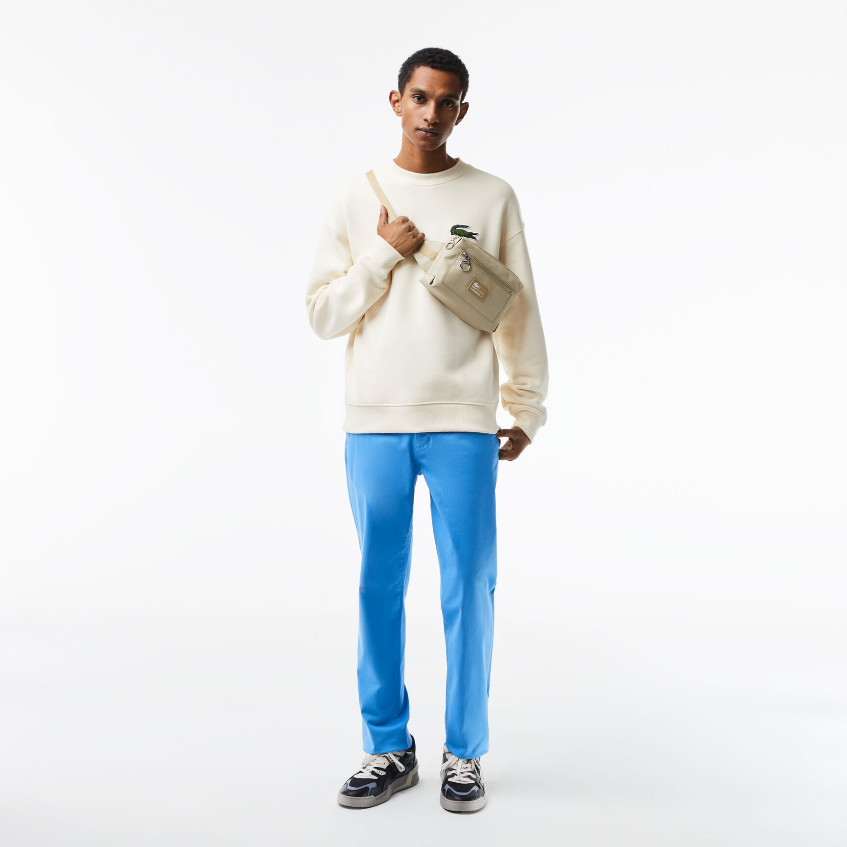 Men's New Classic Slim Fit Stretch Cotton Trousers