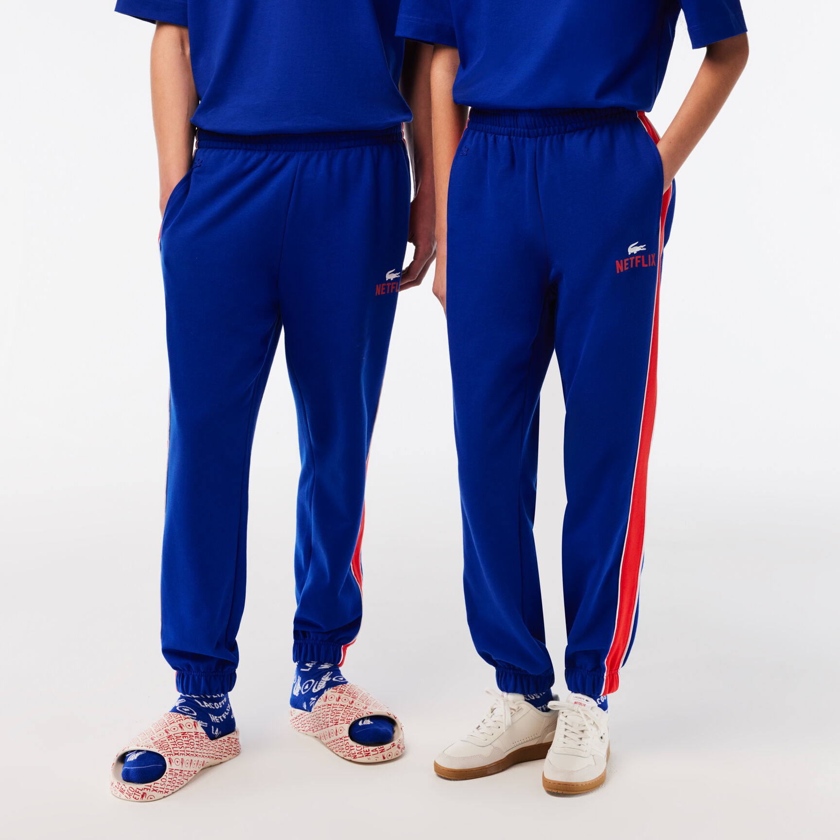 بنطال رياضي قطن عضوي للرجال مجموعة Lacoste x Netflix بنطال رياضي قطن عضوي للرجال مجموعة Lacoste x Netflix