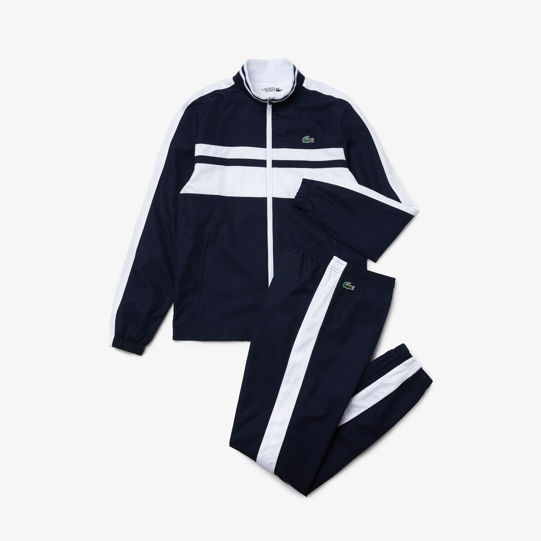 بذلة رياضية للتنس برقبة عالية مجموعة Lacoste SPORT للرجال بذلة رياضية للتنس برقبة عالية مجموعة Lacoste SPORT للرجال