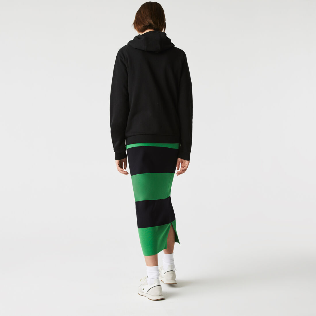 سويت شيرت للتنس من الصوف بسحاب وغطاء رأس مجموعة Lacoste SPORT للنساء سويت شيرت للتنس من الصوف بسحاب وغطاء رأس مجموعة Lacoste SPORT للنساء
