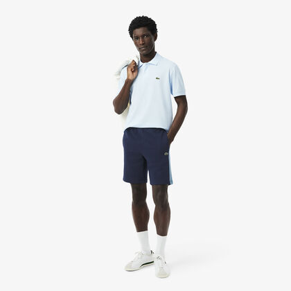 Cotton Fleece Colour-block Shorts
