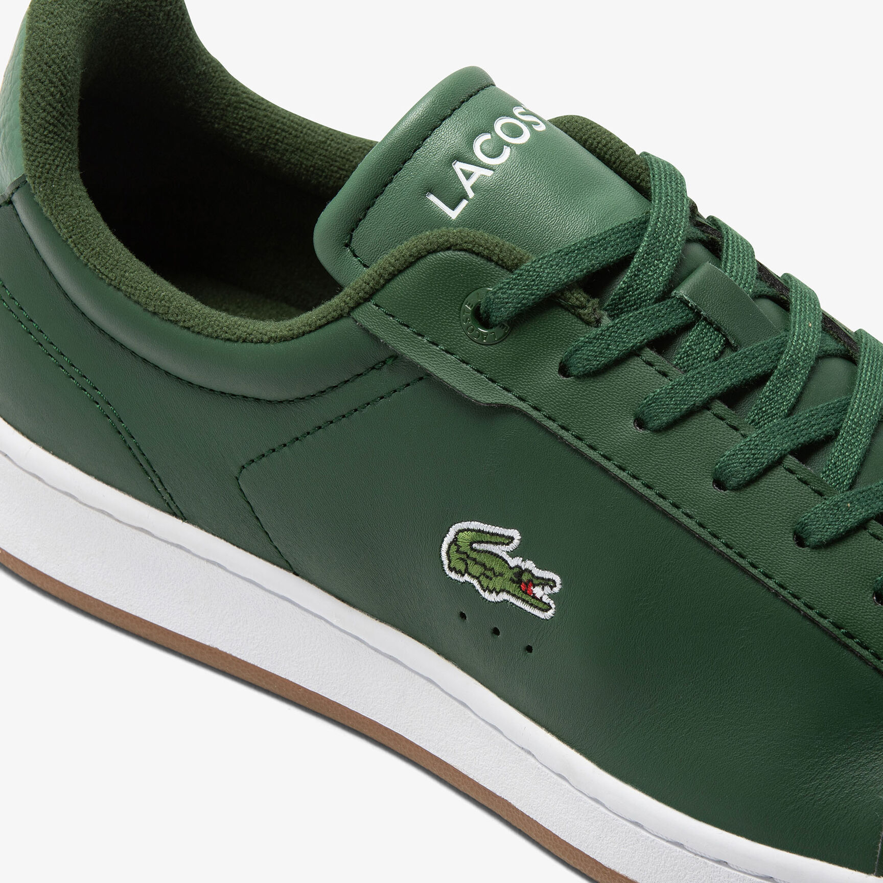 Men's Lacoste Carnaby Pro Leather Gum Sole Trainers Men's Lacoste Carnaby Pro Leather Gum Sole Trainers
