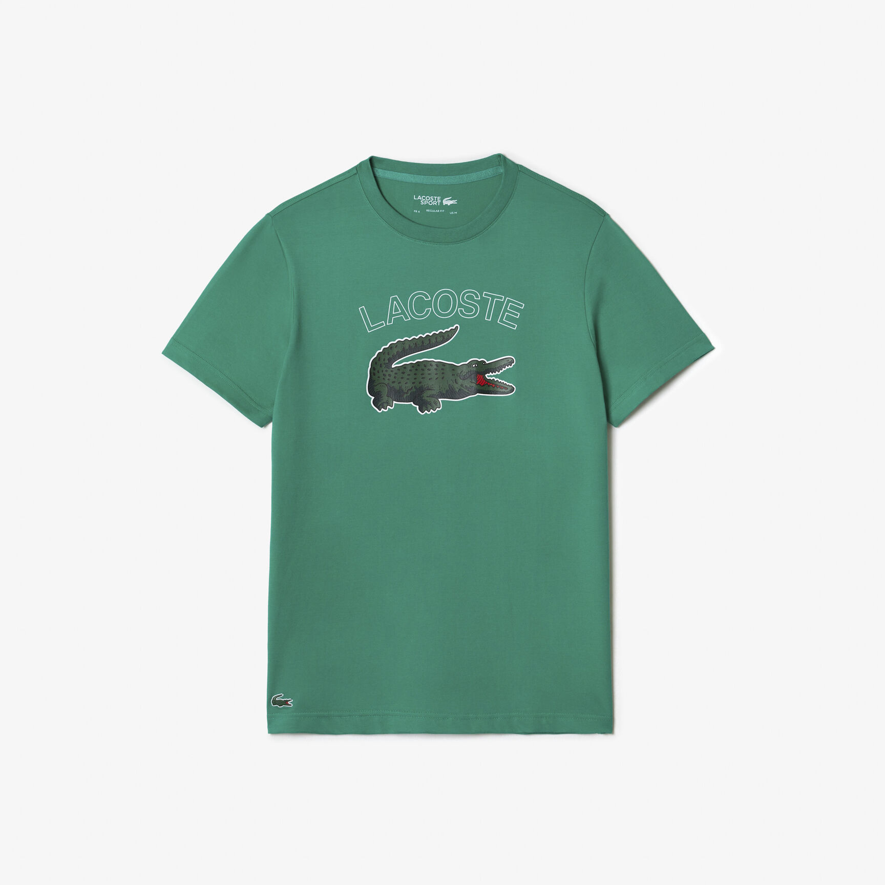 تيشيرت جيرسيه بطبعة تمساح للرجال مجموعة Lacoste SPORT