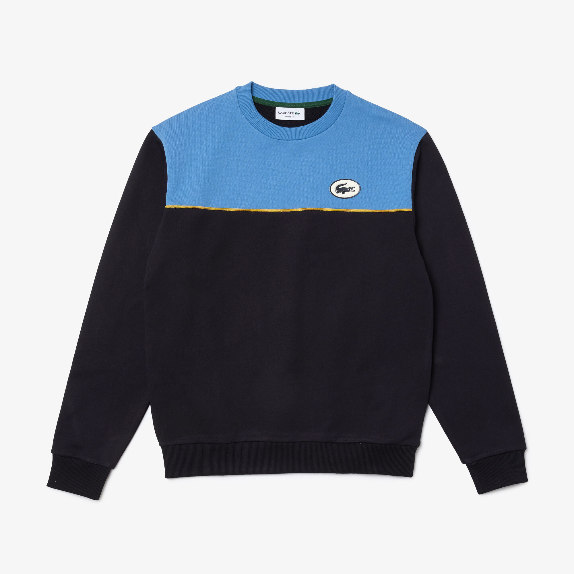 Men’s Heritage Badge Colorblock Cotton Fleece Sweatshirt Men’s Heritage Badge Colorblock Cotton Fleece Sweatshirt