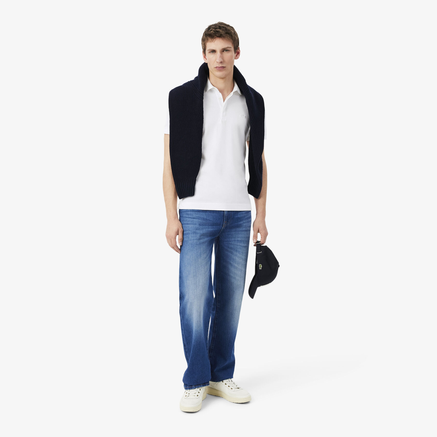 lacoste regular fit paris stretch pique polo shirt