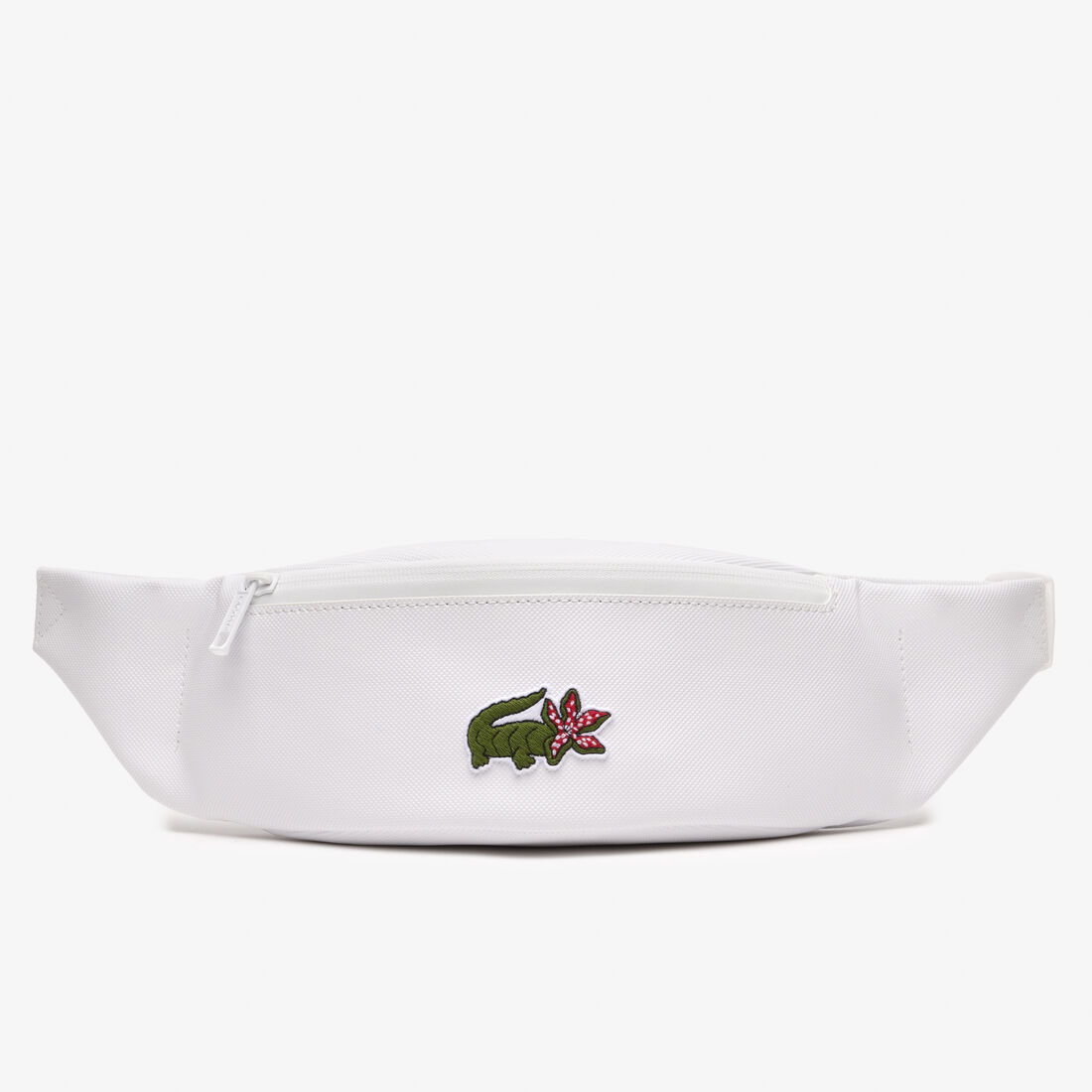 حقيبة خصر بطبعة تمساح للجنسين مجموعة Lacoste x Netflix
