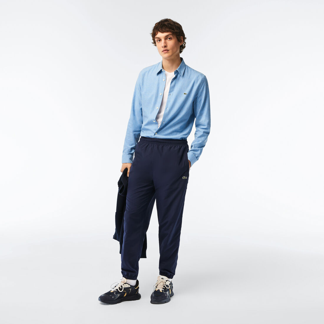 Men's Slim fit Cotton Chambray Shirt Men's Slim fit Cotton Chambray Shirt