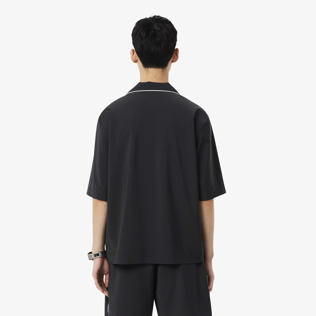 Relaxed Fit Short Sleeved Wool Shirt Relaxed Fit Short Sleeved Wool Shirt