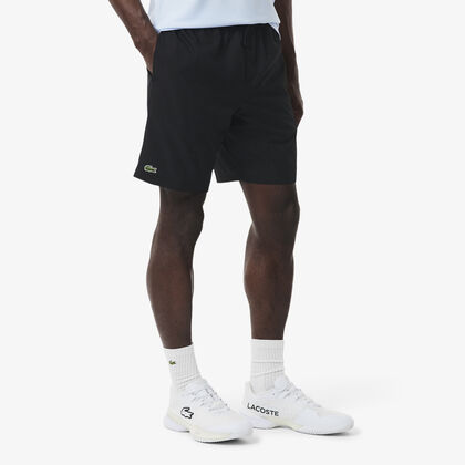 lacoste lightweight diamond taffeta tennis shorts