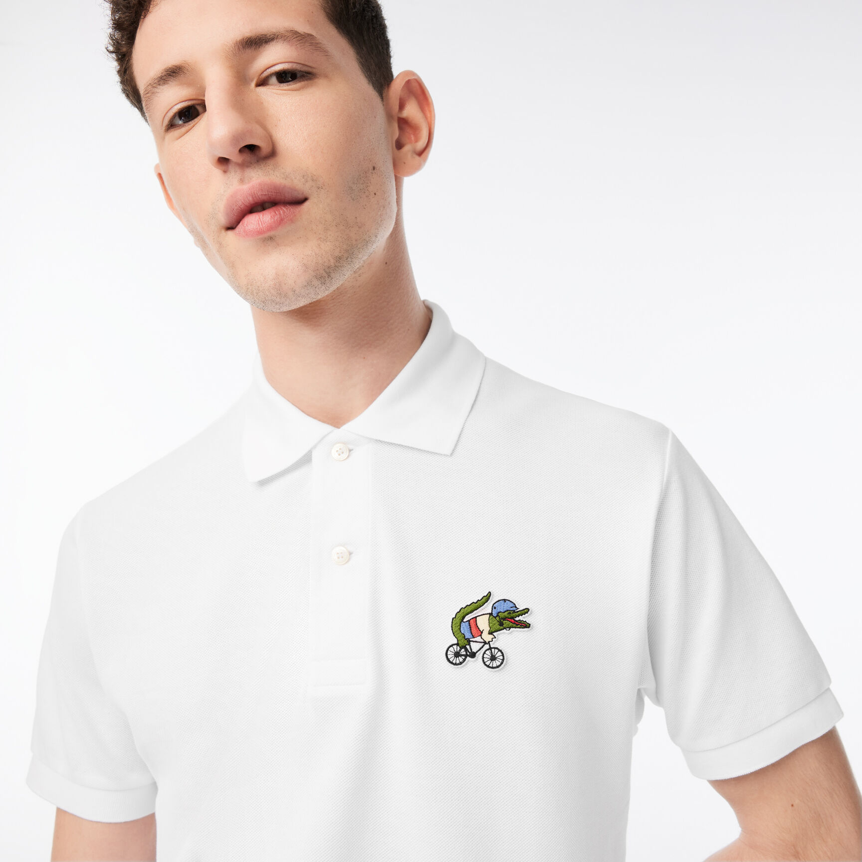 Men&rsquo;s Lacoste x Netflix Organic Cotton Polo Shirt
